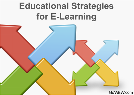 Educational Strategies for E-Learning