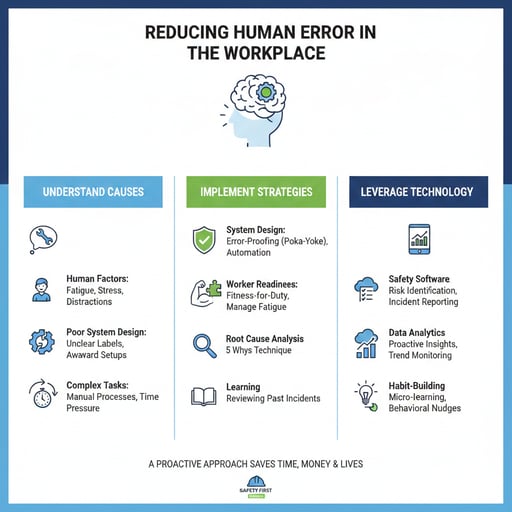 Reducing Human Error in the Workplace: Strategies, Tools, and Safety ...